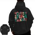 Verry Merry Speech Language Pathologist Teacher Christmas Men Zip Up Hoodie Back Print, trending gift Verry Merry Speech Language Pathologist Teacher Christmas Men Zip Up Hoodie Back Print, trending gift