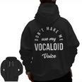 Vocaloid Voice Vocal Music Teacher Singer Singing Men Zip Up Hoodie Back Print, trending gift Vocaloid Voice Vocal Music Teacher Singer Singing Men Zip Up Hoodie Back Print, trending gift
