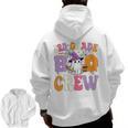 3rd Grade Boo Crew Spooky Third Grade Halloween Teacher Men Zip Up Hoodie Back Print, trending gift