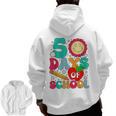 50 Days Of School Teacher Happy 50th Day Of School Kids Men Zip Up Hoodie Back Print, trending gift 50 Days Of School Teacher Happy 50th Day Of School Kids Men Zip Up Hoodie Back Print, trending gift