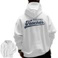 Theatre Teacher Men Women Vintage Graphic Theatre Teacher Men Zip Up Hoodie Back Print, trending gift