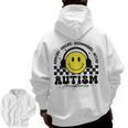 Autism Awareness Acceptance Special Education Teacher Kids Men Zip Up Hoodie Back Print, trending gift