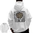 Back To School Teacher Life Apple Leopard Teacher Women Men Zip Up Hoodie Back Print, trending gift Back To School Teacher Life Apple Leopard Teacher Women Men Zip Up Hoodie Back Print, trending gift