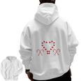Christmas Candy Cane Work Of Heart Fourth 4th Grade Teacher Men Zip Up Hoodie Back Print, 4th Grade Teacher Gifts, trending gift Christmas Candy Cane Work Of Heart Fourth 4th Grade Teacher Men Zip Up Hoodie Back Print, 4th Grade Teacher Gifts, trending gift