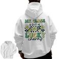 My Class Is Full Of Lucky Charms St Patricks Day Teacher Men Zip Up Hoodie Back Print, trending gift