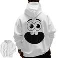 Creepy Carrots Face Teacher Halloween Costume Matching Men Zip Up Hoodie Back Print, trending gift Creepy Carrots Face Teacher Halloween Costume Matching Men Zip Up Hoodie Back Print, trending gift