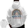 Cute Special Education Leopard Print SPED Teacher Idea Men Zip Up Hoodie Back Print, trending gift Cute Special Education Leopard Print SPED Teacher Idea Men Zip Up Hoodie Back Print, trending gift