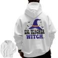 ESL Teacher Witch Halloween Matching Group Costume Men Zip Up Hoodie Back Print, Esl Teacher Gifts, trending gift ESL Teacher Witch Halloween Matching Group Costume Men Zip Up Hoodie Back Print, Esl Teacher Gifts, trending gift