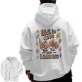 Fall In Love With Learning Teacher Autumn School Men Zip Up Hoodie Back Print, trending gift