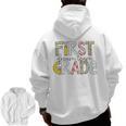 First Grade Dream Team Back To School 1st Grade Teacher Men Zip Up Hoodie Back Print, First Grade Teacher Gifts, trending gift
