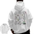 Ghost Science Teacher Chemistry Laboratory Halloween Costume Men Zip Up Hoodie Back Print, Science Teacher Gifts, trending gift