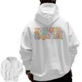 Groovy School Counselor Back To School Teacher Counseling Men Zip Up Hoodie Back Print, Groovy Teacher Gifts, trending gift