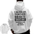 Halloween Calculus Teacher Prisoner Costume Men Zip Up Hoodie Back Print, trending gift Halloween Calculus Teacher Prisoner Costume Men Zip Up Hoodie Back Print, trending gift
