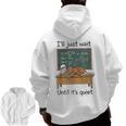Halloween Teacher I'Ll Just Wait Until It's Quiet Men Zip Up Hoodie Back Print, trending gift Halloween Teacher I'Ll Just Wait Until It's Quiet Men Zip Up Hoodie Back Print, trending gift