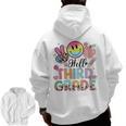 Hello 3rd Grade Boy Girl Teacher Back To School 3rd Grade Men Zip Up Hoodie Back Print, trending gift