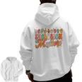 Inclusion Matters Groovy American Sign Language ASL Teacher For Men Women Men Zip Up Hoodie Back Print, Groovy Teacher Gifts, trending gift