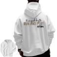 It's a Good Day To Run And Play Leopard PE Teacher Life Men Zip Up Hoodie Back Print, Pe Teacher Gifts, trending gift