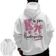 K Is For Kindergarten Teacher Coquette Bow Back To School Men Zip Up Hoodie Back Print, trending gift K Is For Kindergarten Teacher Coquette Bow Back To School Men Zip Up Hoodie Back Print, trending gift