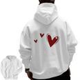 Kindergarten Has My Heart Buffalo Print Teacher Valentine Men Zip Up Hoodie Back Print, trending gift