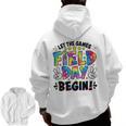 Let The Games Field Day Begin Tie Dye Adults Teacher Kids Men Zip Up Hoodie Back Print, trending gift Let The Games Field Day Begin Tie Dye Adults Teacher Kids Men Zip Up Hoodie Back Print, trending gift