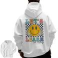 Let's Learn Today Smile Face Back To School For Teacher Kids Men Zip Up Hoodie Back Print, trending gift