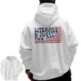 Literacy Justice For All Teacher Men Zip Up Hoodie Back Print, trending gift Literacy Justice For All Teacher Men Zip Up Hoodie Back Print, trending gift