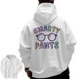 Little Mr Miss SMARTY PANTS Graduation Alumni Teacher Men Zip Up Hoodie Back Print, trending gift