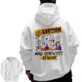 Mad Scientist Halloween Costume Science Teacher Men Zip Up Hoodie Back Print, Science Teacher Gifts, trending gift Mad Scientist Halloween Costume Science Teacher Men Zip Up Hoodie Back Print, Science Teacher Gifts, trending gift