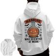 Mad Scientist Pumpkin Science Teacher Halloween Costume Kids Men Zip Up Hoodie Back Print, Science Teacher Gifts, trending gift Mad Scientist Pumpkin Science Teacher Halloween Costume Kids Men Zip Up Hoodie Back Print, Science Teacher Gifts, trending gift