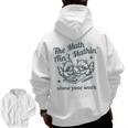 The Math Ain't Mathing Math Teacher Sarcastic Raccoon Men Zip Up Hoodie Back Print, trending gift