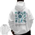 Microbiology Teacher Science Instructor Tee Shirt For Men Women Men Zip Up Hoodie Back Print, Science Teacher Gifts, trending gift