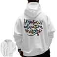 Music Education Matters Music Teacher Appreciation Women Men Zip Up Hoodie Back Print, trending gift