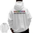 Music Teacher Hearts Music Teaching Men Zip Up Hoodie Back Print, trending gift