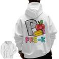P Is For Pre-K Teacher Pencil Apple Back To School Men Zip Up Hoodie Back Print, trending gift P Is For Pre-K Teacher Pencil Apple Back To School Men Zip Up Hoodie Back Print, trending gift