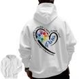 Para Heart Teacher Paraprofessional Paraeducator Men Women Men Zip Up Hoodie Back Print, trending gift