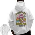 Phonemes Graphemes Caffeine Back To School Reading Teacher Men Zip Up Hoodie Back Print, trending gift