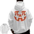Pumpkin Pi Pie Math Thanksgiving Science Teacher Men Zip Up Hoodie Back Print, Science Teacher Gifts, trending gift