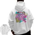 Retro Physical Education Vibes Gym Teacher Phys Ed Teacher Men Zip Up Hoodie Back Print, trending gift