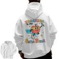 Retro Teaching Is My Superpower Apple Teacher Appreciation Men Zip Up Hoodie Back Print, trending gift