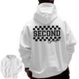 Second Grade Checkered Teacher 1st Day Back To School Women Men Zip Up Hoodie Back Print, trending gift Second Grade Checkered Teacher 1st Day Back To School Women Men Zip Up Hoodie Back Print, trending gift