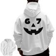 Six Seven Halloween Costume For Students Teachers 6 7 Men Zip Up Hoodie Back Print, trending gift