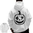 Six Seven Halloween Costume For Students Teachers Men Zip Up Hoodie Back Print, trending gift Six Seven Halloween Costume For Students Teachers Men Zip Up Hoodie Back Print, trending gift
