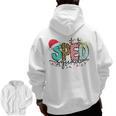 SPED Squad Special Education Teacher Autism Christmas Women Men Zip Up Hoodie Back Print, trending gift