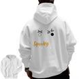 Spooky Inequalities Ghosts Halloween Math Teacher Men Zip Up Hoodie Back Print, trending gift Spooky Inequalities Ghosts Halloween Math Teacher Men Zip Up Hoodie Back Print, trending gift