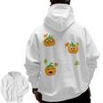 I Teach The Cutest Pumpkins In The Patch Teacher Men Zip Up Hoodie Back Print, trending gift