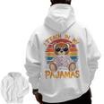 I Teach In My Pajamas Teacher Sunset Bear Retro Men Zip Up Hoodie Back Print, trending gift I Teach In My Pajamas Teacher Sunset Bear Retro Men Zip Up Hoodie Back Print, trending gift