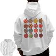 Teacher Apple Back To School Art For School Supplies Men Zip Up Hoodie Back Print, trending gift