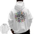 Teacher Flair Pen Art Lover School Supplies Men Zip Up Hoodie Back Print, trending gift