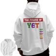 Teacher Growth Mindset Power Of Yet Men Zip Up Hoodie Back Print, trending gift