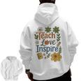 Teacher Inspire Love Men Zip Up Hoodie Back Print, trending gift Teacher Inspire Love Men Zip Up Hoodie Back Print, trending gift